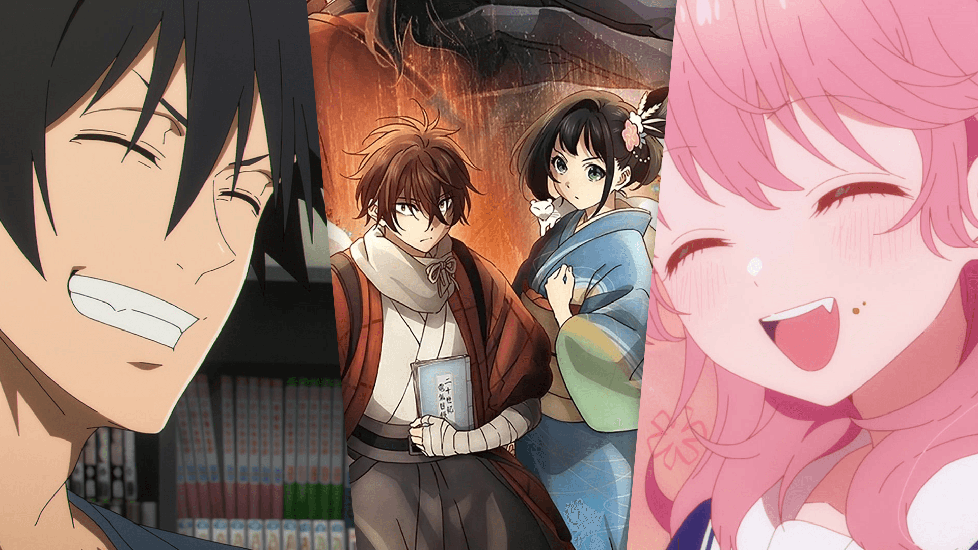 Capa do artigo com os 3 animes mais aguardados da temporada de Verão de 2026