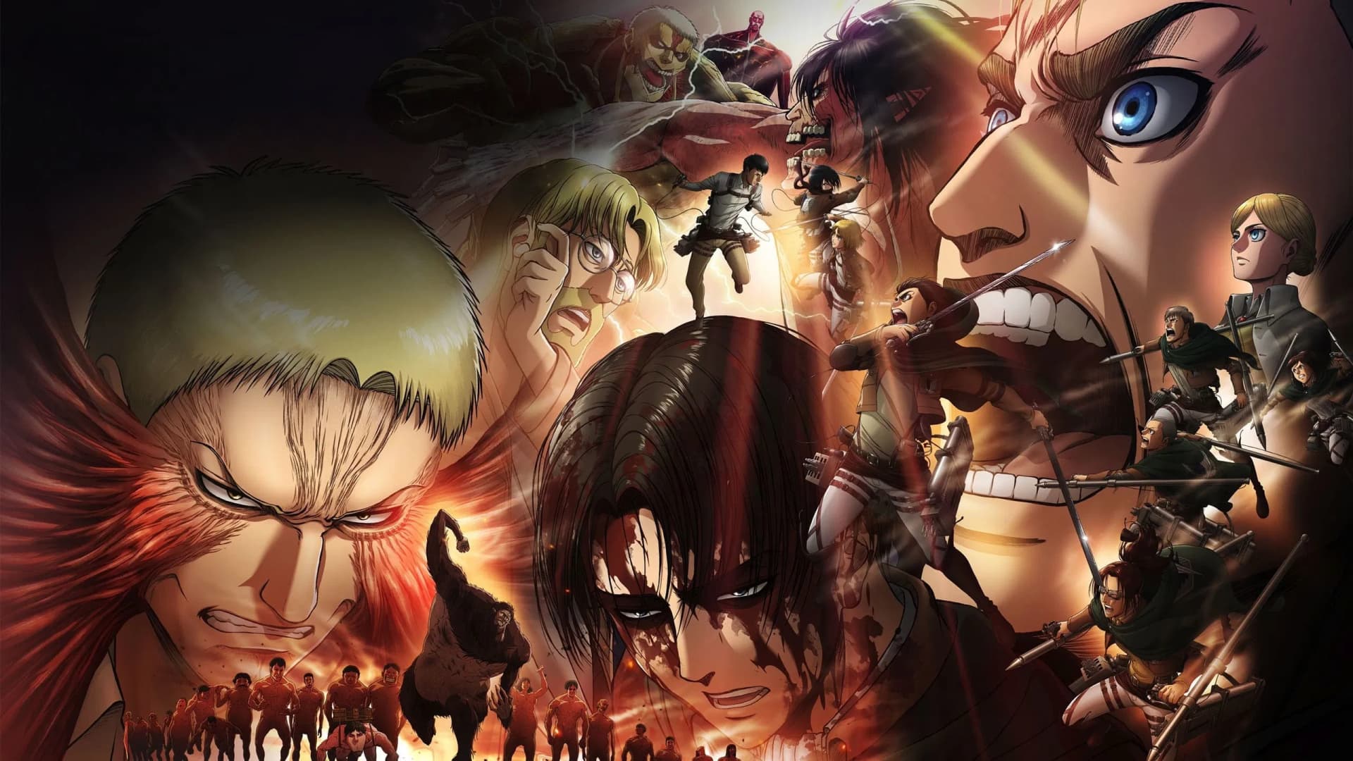Key visual de Attack On Titan